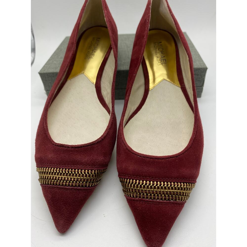 Michael Kors Women's Haya Flat Cinnabar Size 6.5